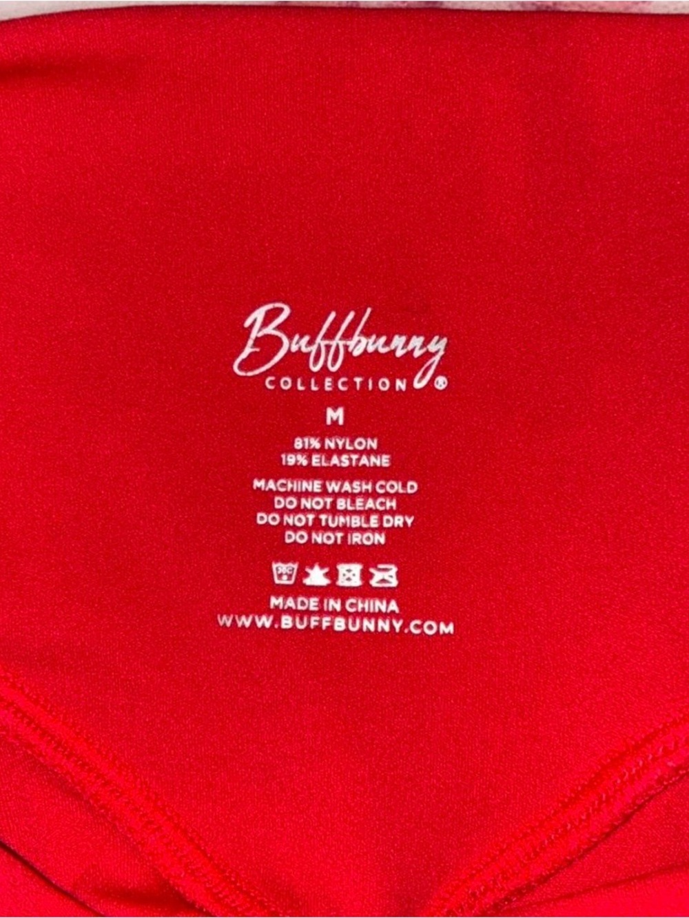 Red Women's Leggings - Sleek Everyday Leggings - Picture 3 of 3